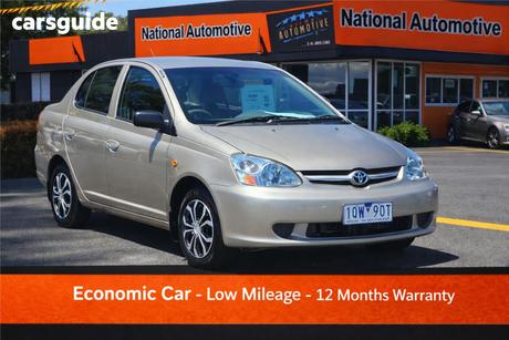 Gold 2003 Toyota Echo Sedan