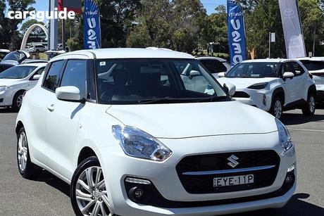 White 2022 Suzuki Swift Hatchback Gl Navi Plus