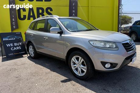 Silver 2011 Hyundai Santa FE Wagon Highlander Crdi (4X4)