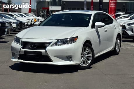 White 2013 Lexus ES350 Sedan Luxury