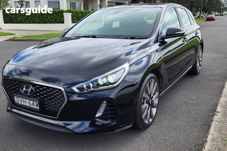 Black 2018 Hyundai I30 Hatchback Sr Premium