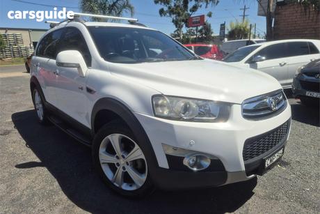 White 2013 Holden Captiva Wagon 7 Lx (4X4)