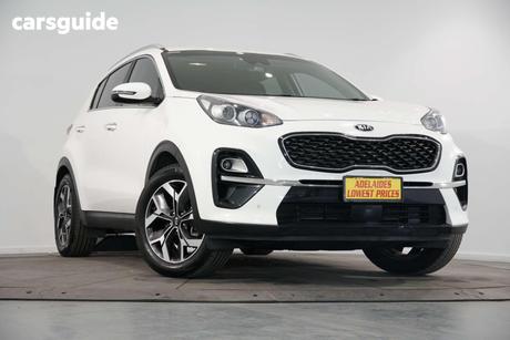 White 2019 Kia Sportage Wagon Sli (Fwd)