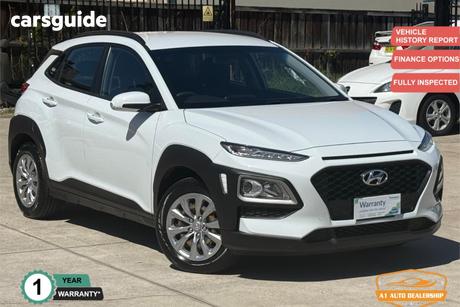White 2018 Hyundai Kona Wagon Go (Fwd)