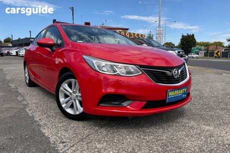 Red 2017 Holden Astra Sedan Ls