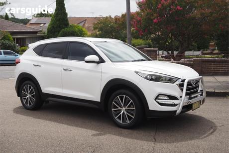 White 2016 Hyundai Tucson Wagon Elite (Fwd)