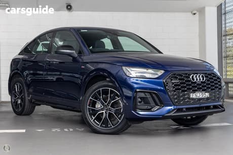 Blue 2024 Audi Q5 Sportback 40 Tdi Quattro S Line Mhev