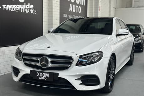 White 2018 Mercedes-Benz E350 Saloon D