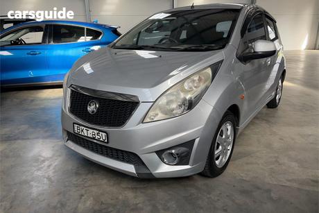 Silver 2011 Holden Barina Spark Hatchback Cd