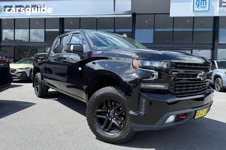 Black 2022 Chevrolet Silverado Crew Cab Utility 1500 Lt Trail Boss