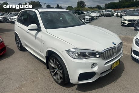 White 2014 BMW X5 Wagon Xdrive 40D