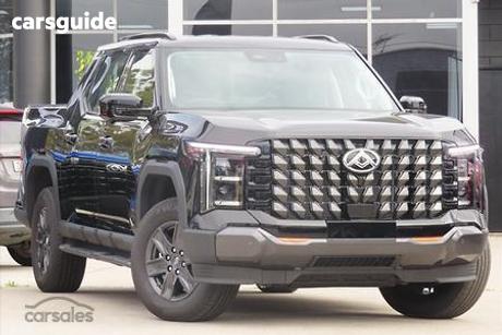 Black 2025 LDV Terron 9 Double Cab Pick Up Origin