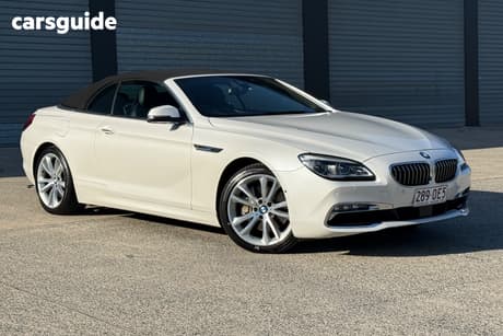 White 2017 BMW 640I Convertible