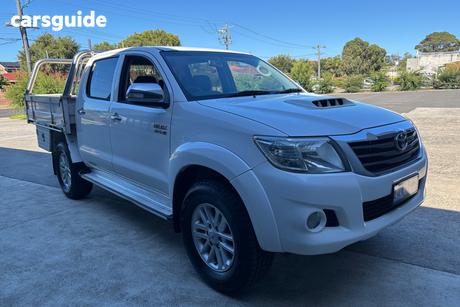 White 2013 Toyota Hilux Dual Cab Pick-up Sr5 (4X4)