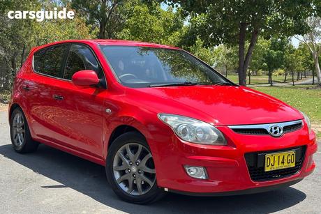 Red 2010 Hyundai I30 Hatchback Trophy