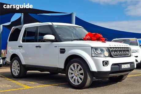 White 2014 Land Rover Discovery 4 Wagon 3.0 Tdv6