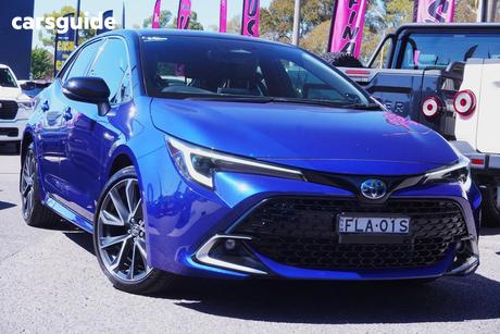 Blue 2023 Toyota Corolla Hatchback Zr Hybrid