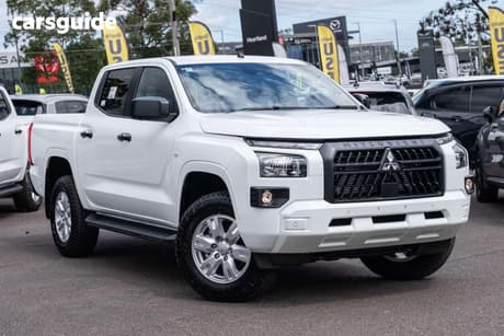 White 2025 Mitsubishi Triton Double Cab Pick Up Glx+ (4X4)