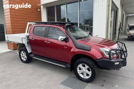 Red 2019 Isuzu D-MAX Crew Cab Utility Ls-U (4X4)