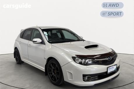 White 2009 Subaru Impreza Hatch WRX STI
