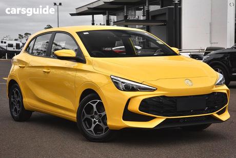 Yellow 2025 MG MG3 Hatchback Excite