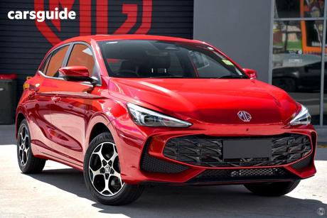 Red 2025 MG MG3 Hatchback Essence