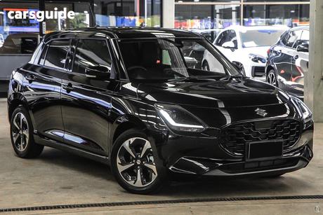 Black 2025 Suzuki Swift Hatchback Hybrid Glx