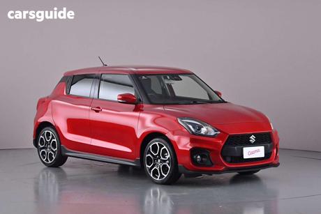 Red 2022 Suzuki Swift Hatchback Sport Turbo