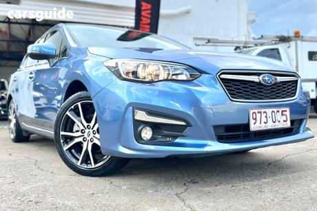 Blue 2017 Subaru Impreza Sedan 2.0L (Awd)