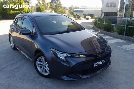 Grey 2021 Toyota Corolla Hatchback Ascent Sport