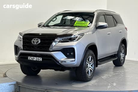 Silver 2021 Toyota Fortuner Wagon Gxl