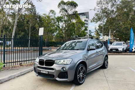 Grey 2016 BMW X3 Wagon Xdrive 20D