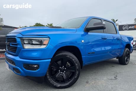 Blue 2021 RAM 1500 Ute Tray SPORT