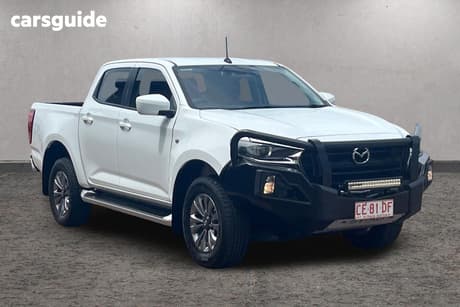 White 2021 Mazda BT-50 Dual Cab Pick-up Xs (4X4)