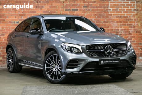 Grey 2017 Mercedes-Benz GLC250 Coupe D