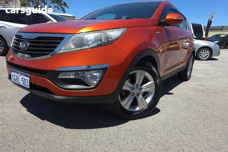 Orange 2013 Kia Sportage Wagon Platinum (Awd)