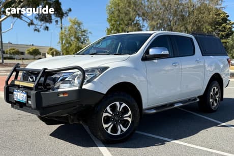 White 2017 Mazda BT-50 Dual Cab Utility Gt (4X4)