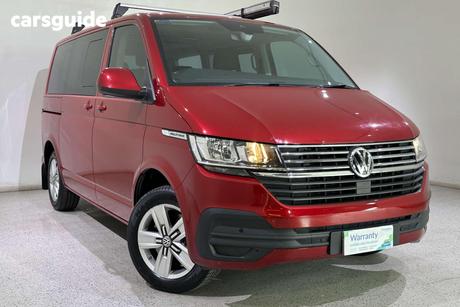 Red 2020 Volkswagen Multivan Wagon Tdi340 Swb Comfortline Premium