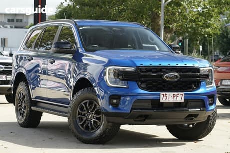 Blue 2023 Ford Everest Wagon Sport (Rwd)