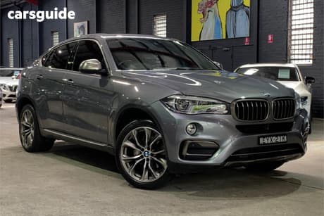 Grey 2015 BMW X6 Coupe Xdrive 30D