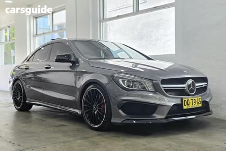 Grey 2016 Mercedes-Benz CLA45 Coupe 4Matic