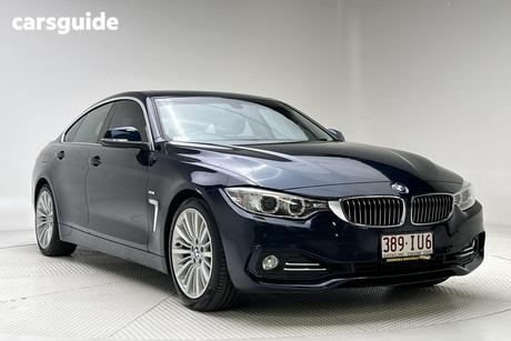 Blue 2014 BMW 420I Coupe Gran Coupe Luxury Line