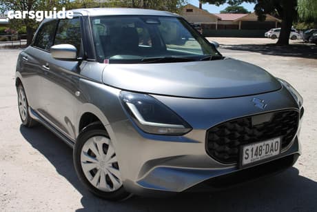 Silver 2024 Suzuki Swift Hatchback Hybrid