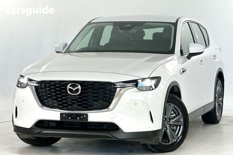 White 2023 Mazda CX-60 Wagon P50E Evolve Phev