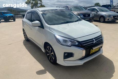White 2021 Mitsubishi Mirage Hatchback Ls