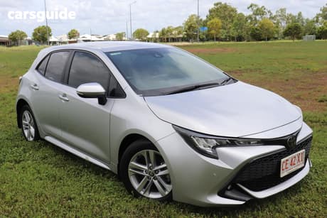 Silver 2021 Toyota Corolla Hatchback Sx