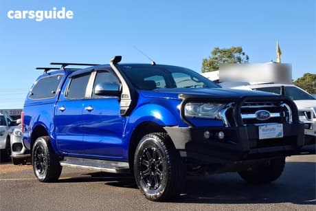 Blue 2016 Ford Ranger Dual Cab Utility Xlt 3.2 (4X4)
