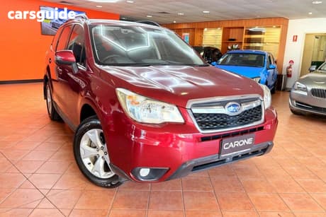 Red 2013 Subaru Forester Wagon 2.5I-L