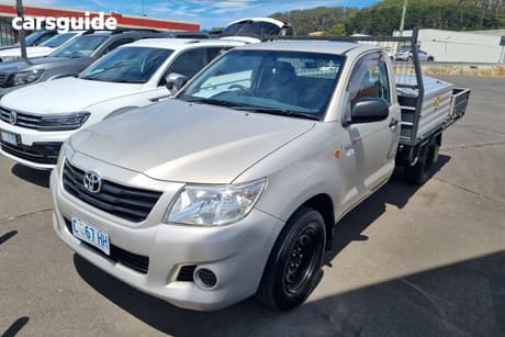 Brown 2011 Toyota Hilux Cab Chassis Workmate