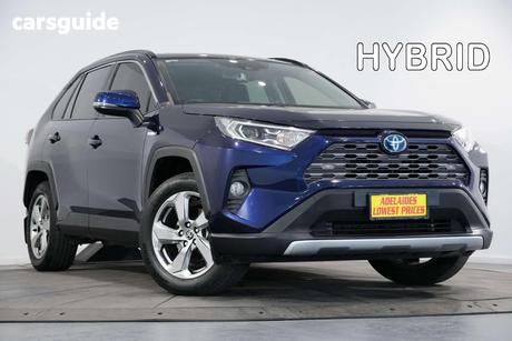 Blue 2021 Toyota RAV4 Wagon Gxl (Awd) Hybrid